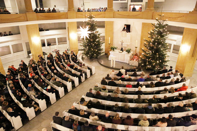 Christnacht mit Bischof Thomas Adomeit in der Oldenburger St.-Lamberti-Kirche.
