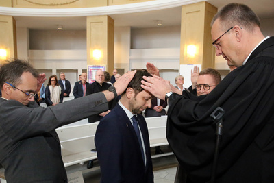 Einsegnung von Oberkirchenrat Sebastian Groß