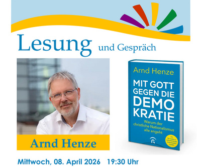 Buchlesung mit Arnd Henze am 8. April in Oldenburg-Eversten