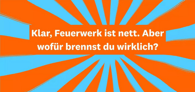 Böller helfen nicht gegen Hunger, so das evangelische Hilfswerk „Brot für die Welt“