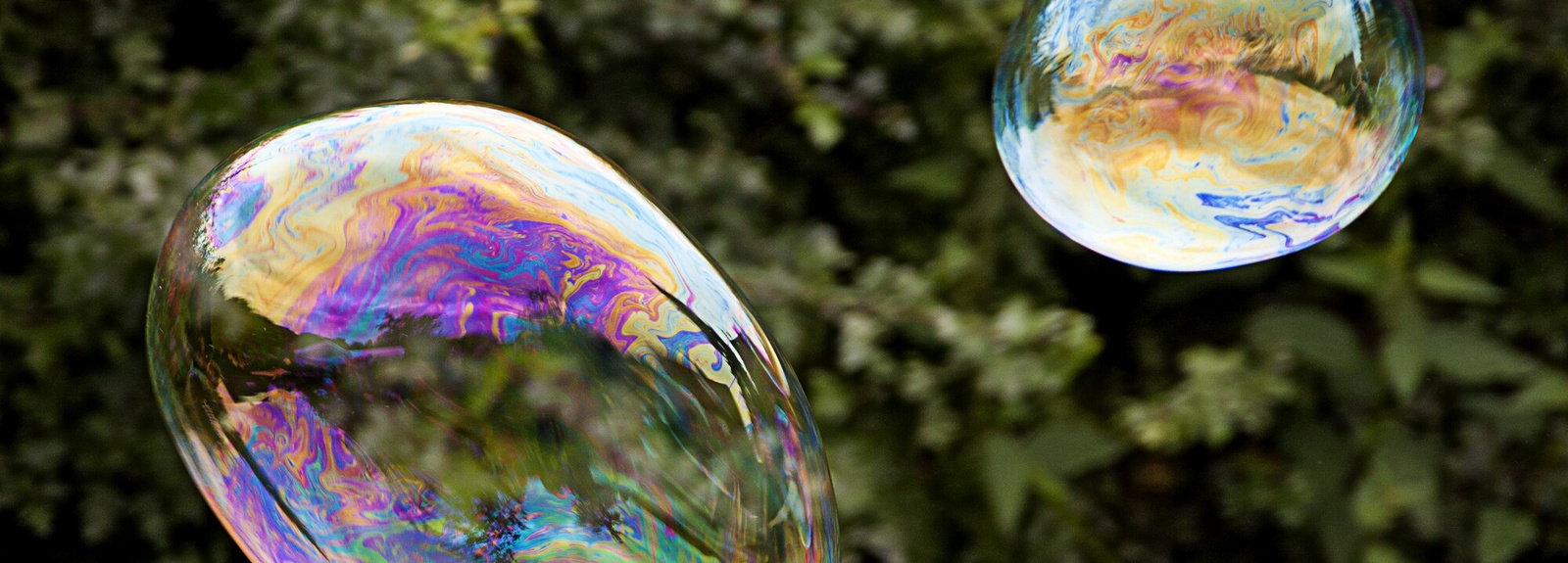 Seifenblasen Große, bunte Seifenblasen