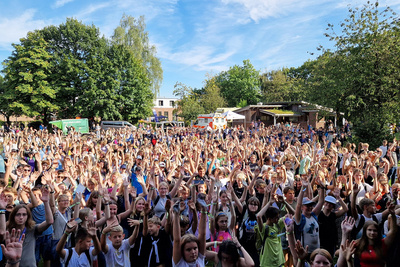 Super Stimmung bei der Show vom Jugendkulturprojekt Alive