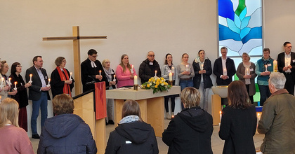 Berufung der neuen Kreissynodalen durch Kreispfarrerin Martina Wittkowski in der Visbeker Kirche.