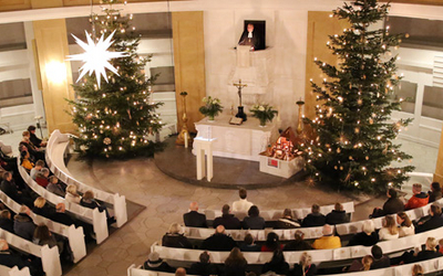 Christnacht mit Bischof Thomas Adomeit in der Oldenburger St.-Lamberti-Kirche. Foto: ELKiO/D.-M. Grötzsch