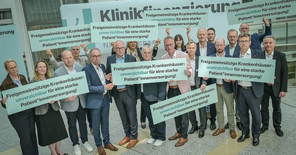Der Kampagne haben sich mehr als 50 Krankenhäuser angeschlossen. Von großen Schwerpunktversorgern bis zu ländlichen Häusern ist alles dabei.