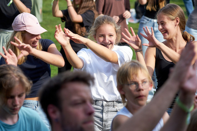 Super Stimmung bei der Show vom Jugendkulturprojekt Alive