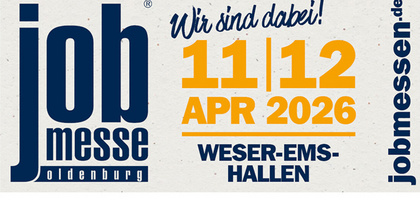 Wir sind dabei! – Die Ev.-Luth. Kirche in Oldenburg ist auch in diesem Jahr auf der Jobmesse am 11. und 12. April 2026 in den Weser-Ems-Hallen vertreten