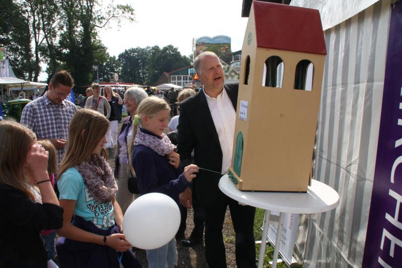 Viele Besucherinnen und Besucher zogen sich ein Segenswort für den Tag.<br>